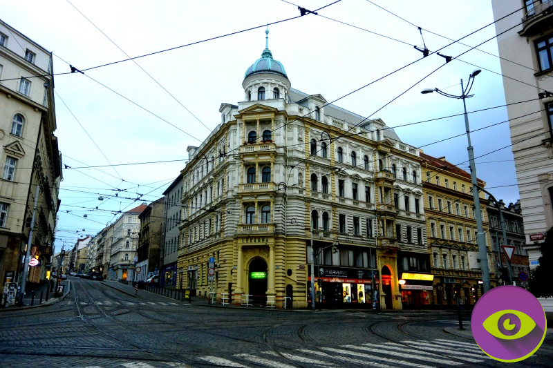 перекрёсток в Праге