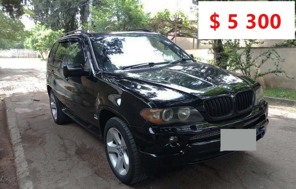 цена в Грузии BMW X5 - 5300 долларов