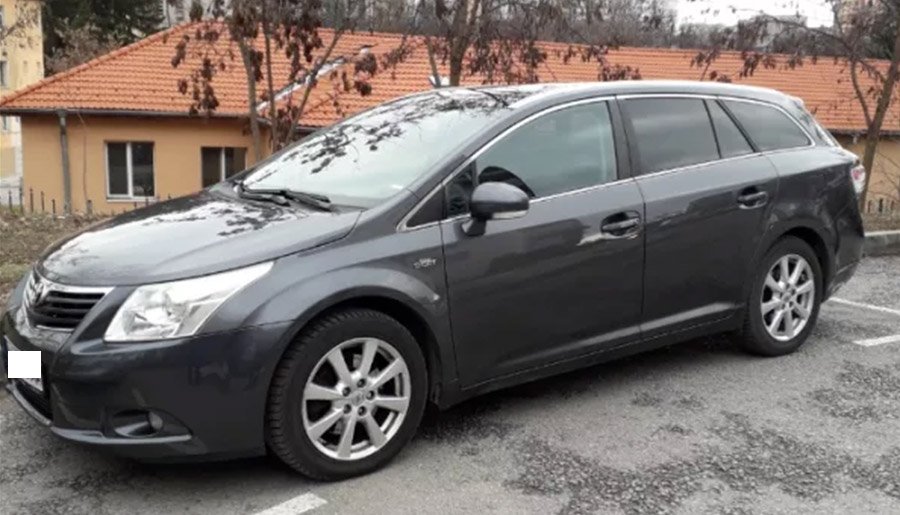 Стоимость Тойоты Авенсис в Болгарии